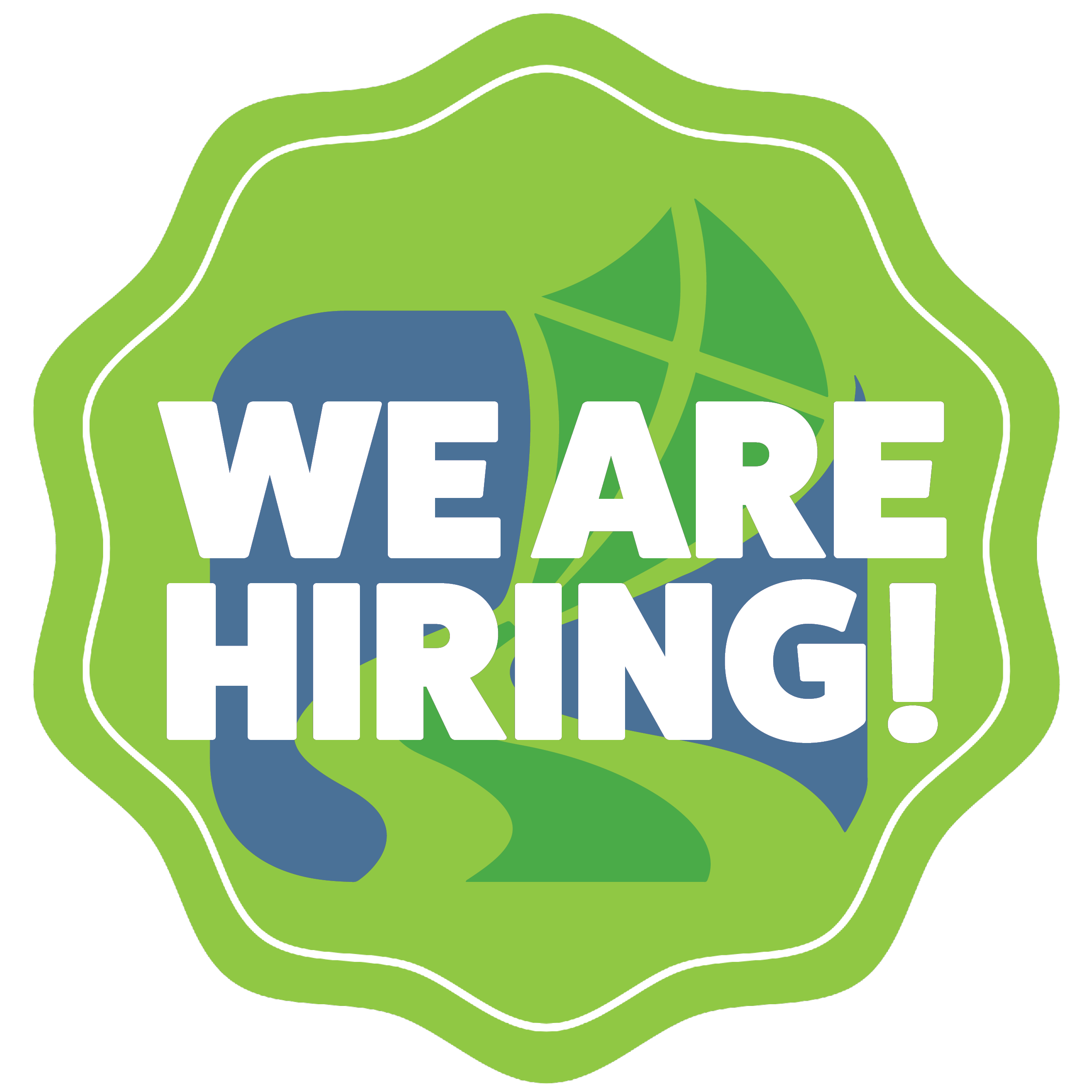 We Are Hiring graphic